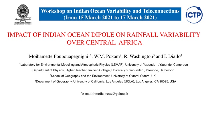 workshop on indian ocean variability