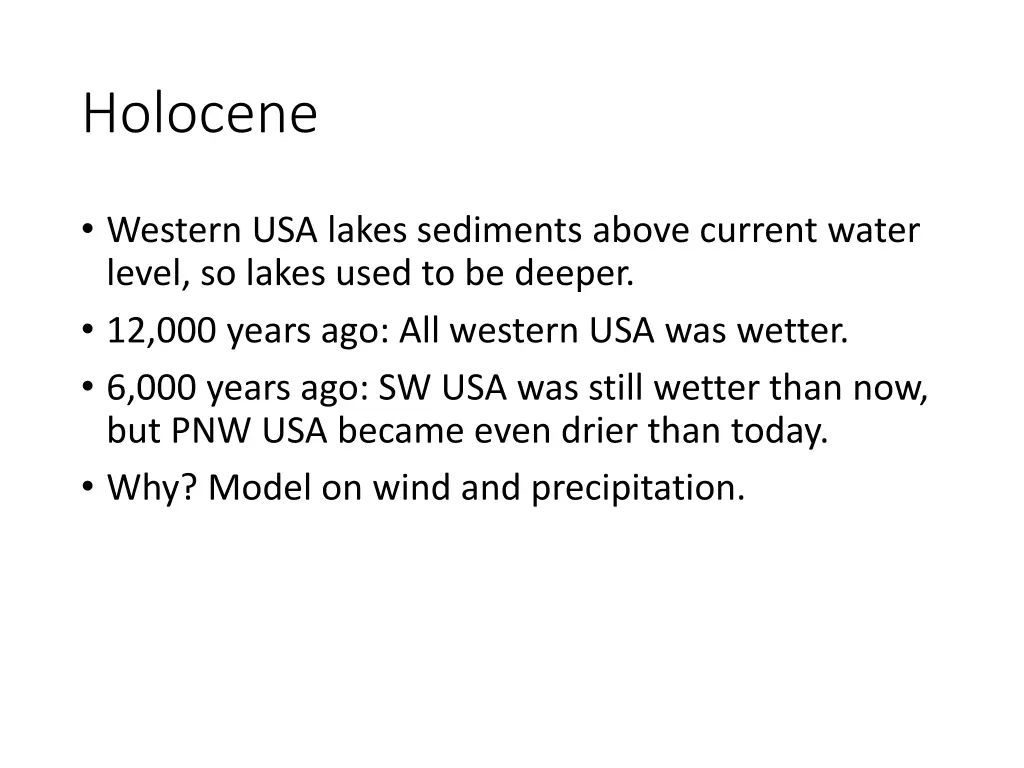 holocene