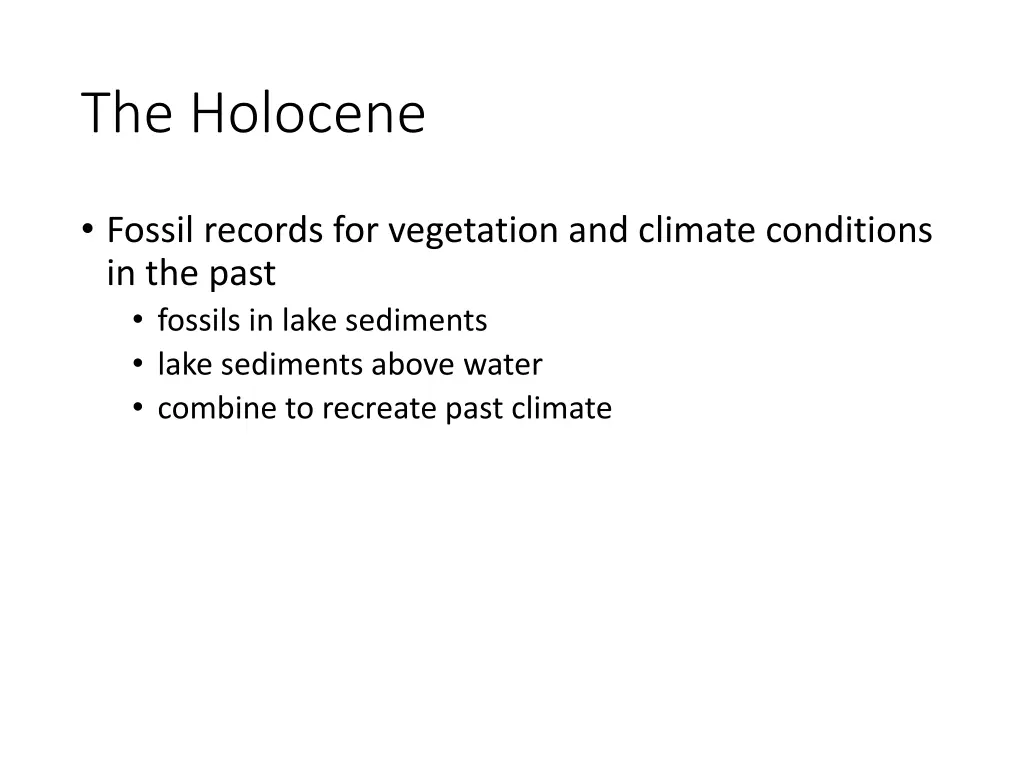 the holocene 2