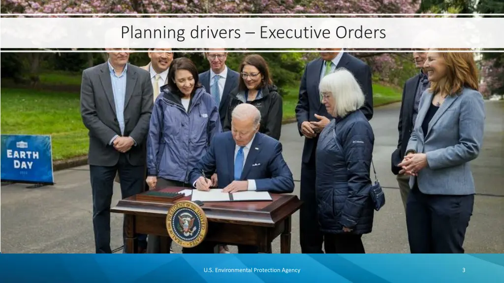 planning drivers executive orders