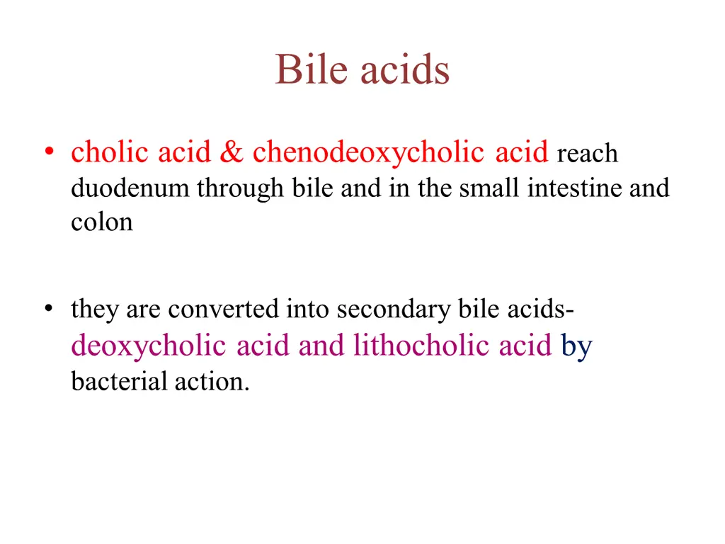 bile acids