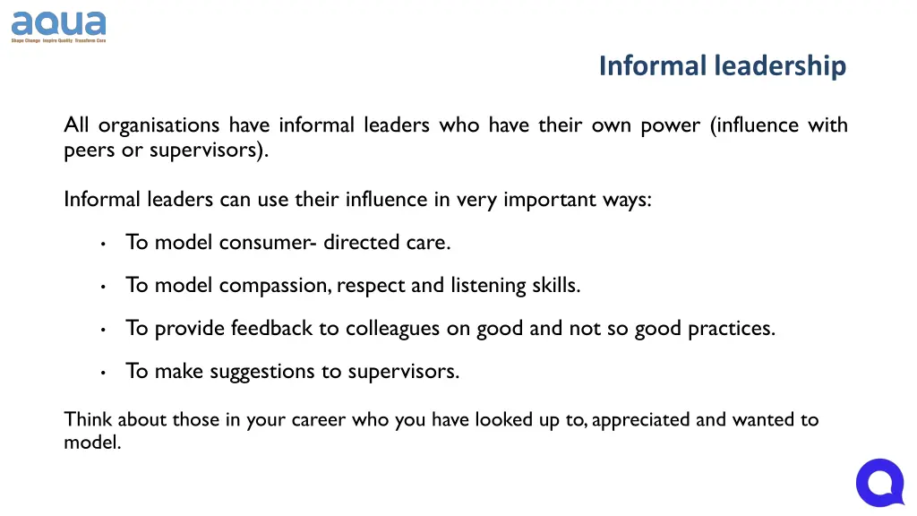 informal leadership 1