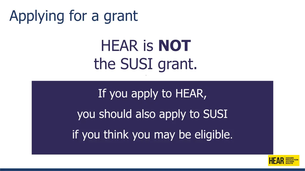 applying for a grant