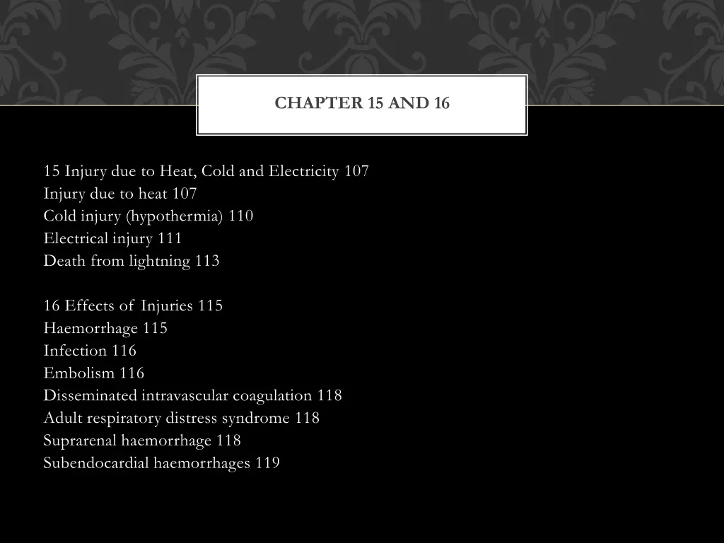 chapter 15 and 16