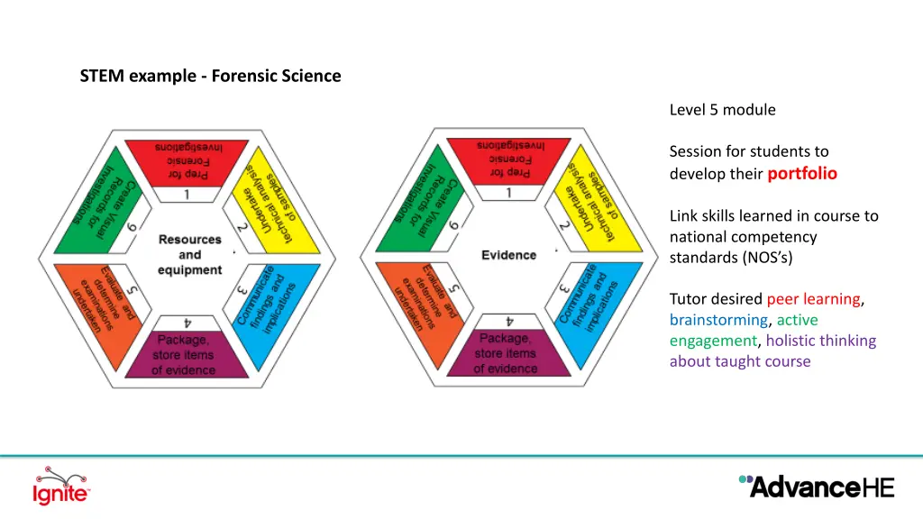 stem example forensic science