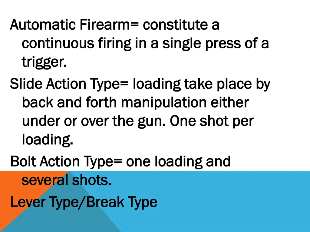 automatic firearm constitute a automatic firearm