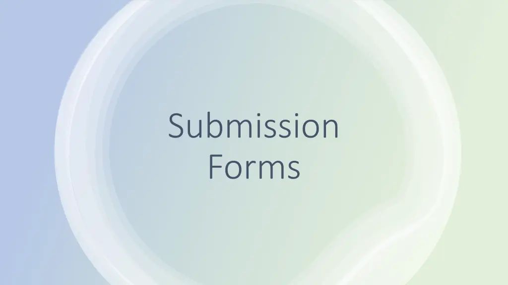 submission forms