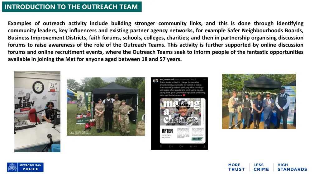 introduction to the outreach team 1