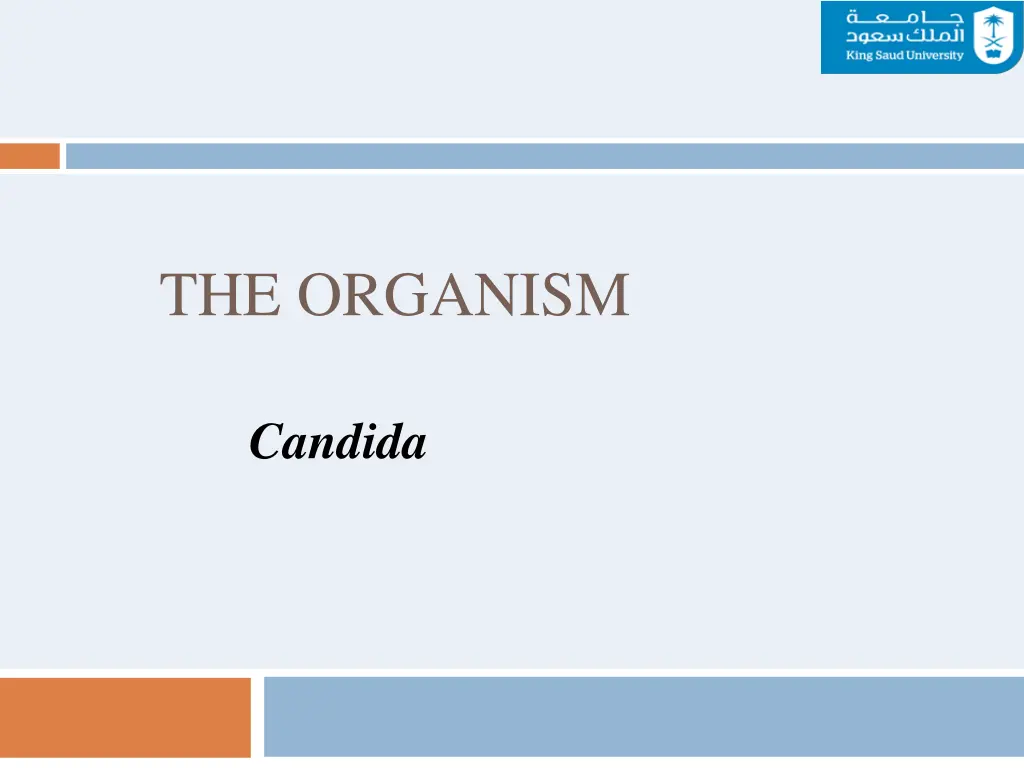 the organism