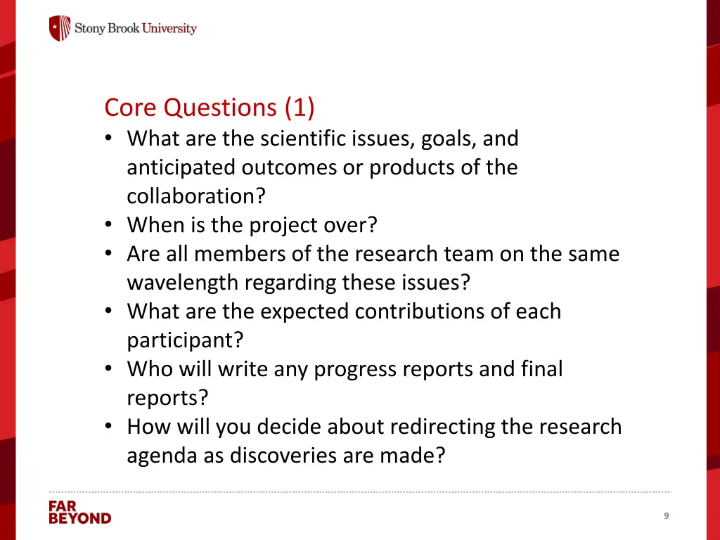 core questions 1 what are the scientific issues