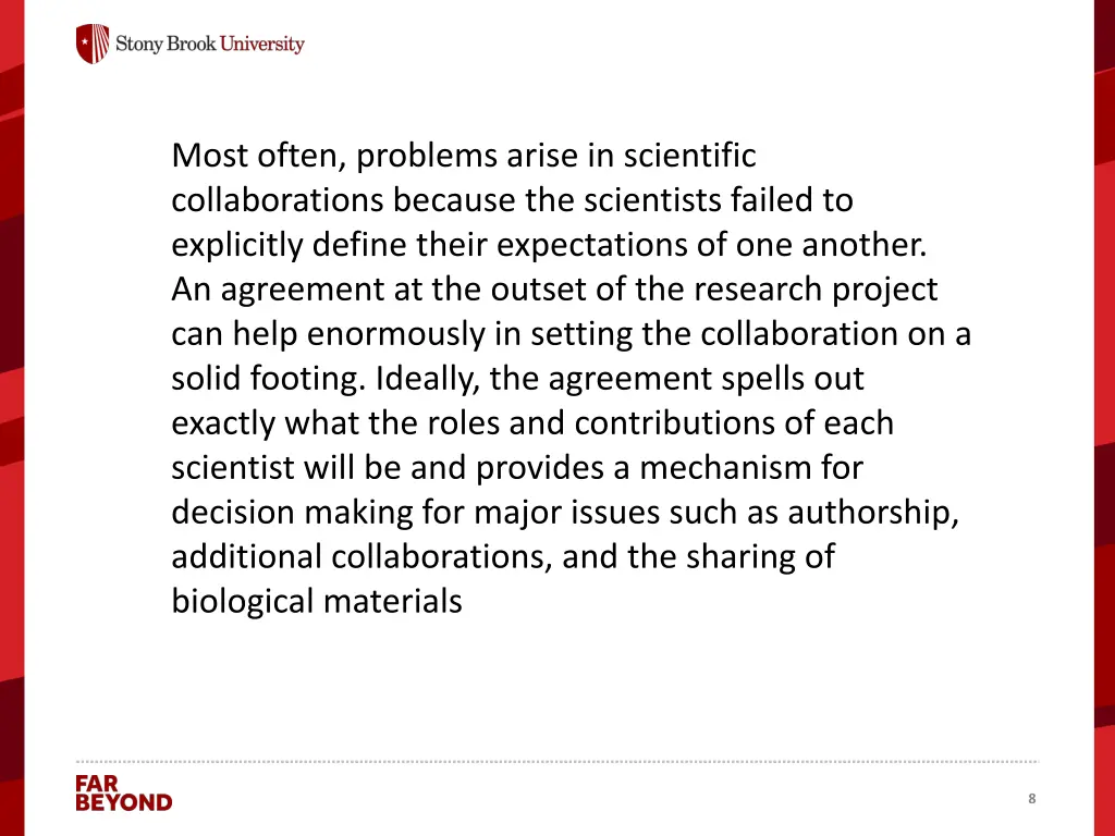 most often problems arise in scientific