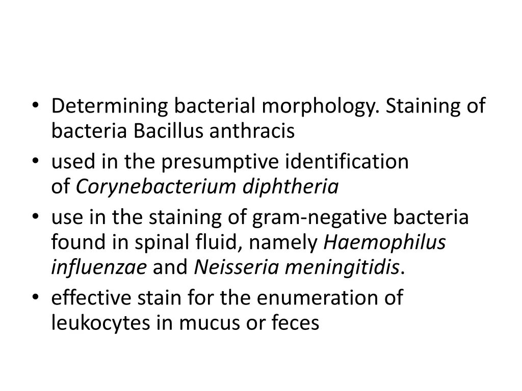 determining bacterial morphology staining