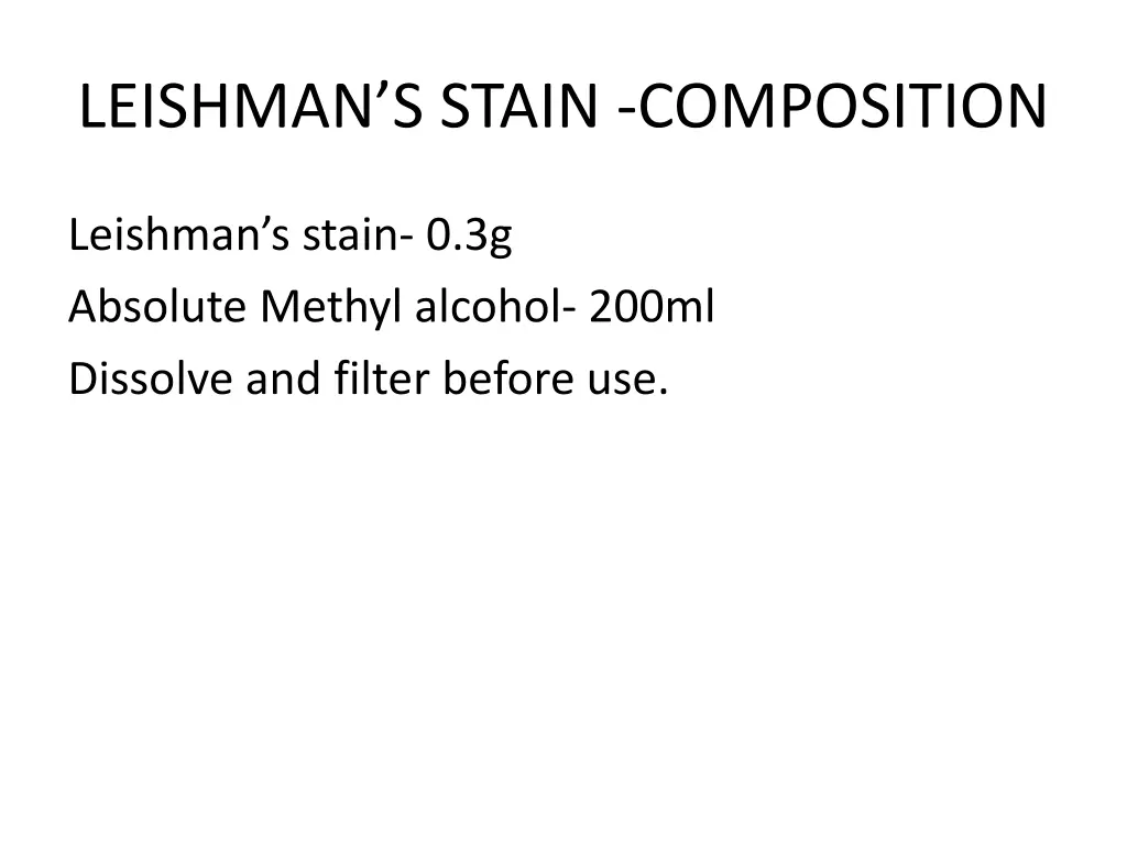 leishman s stain composition