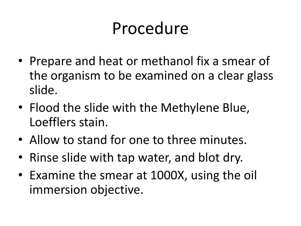 procedure