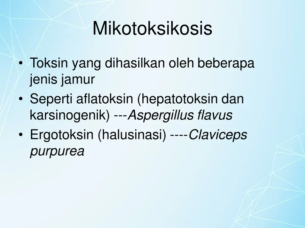 mikotoksikosis