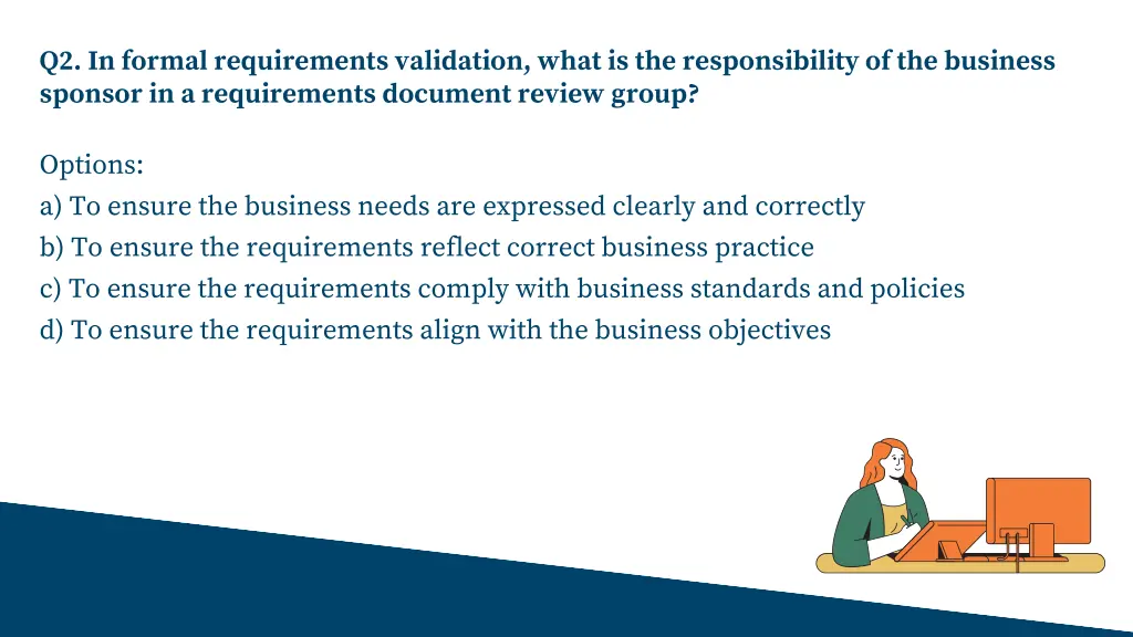 q2 in formal requirements validation what