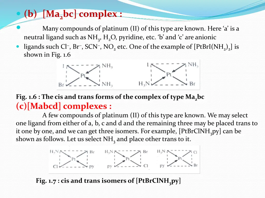 b ma 2 bc complex many compounds of platinum