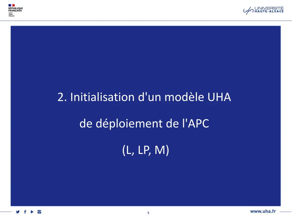 2 initialisation d un mod le uha