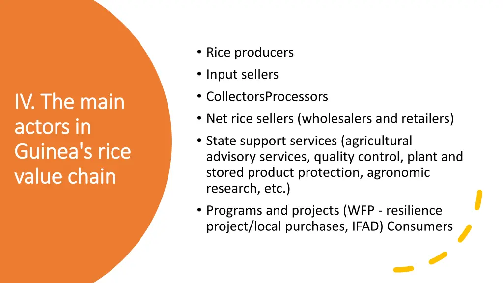 rice producers input sellers collectorsprocessors