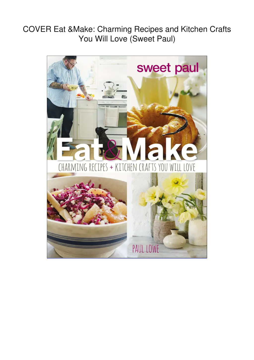 cover eat make charming recipes and kitchen