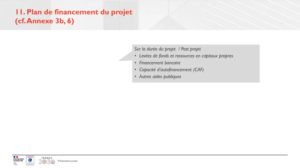 11 plan de financement du projet cf annexe 3b 6