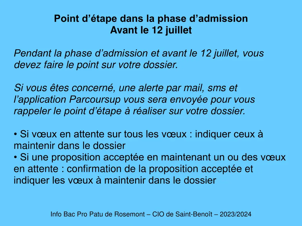 point d tape dans la phase d admission avant