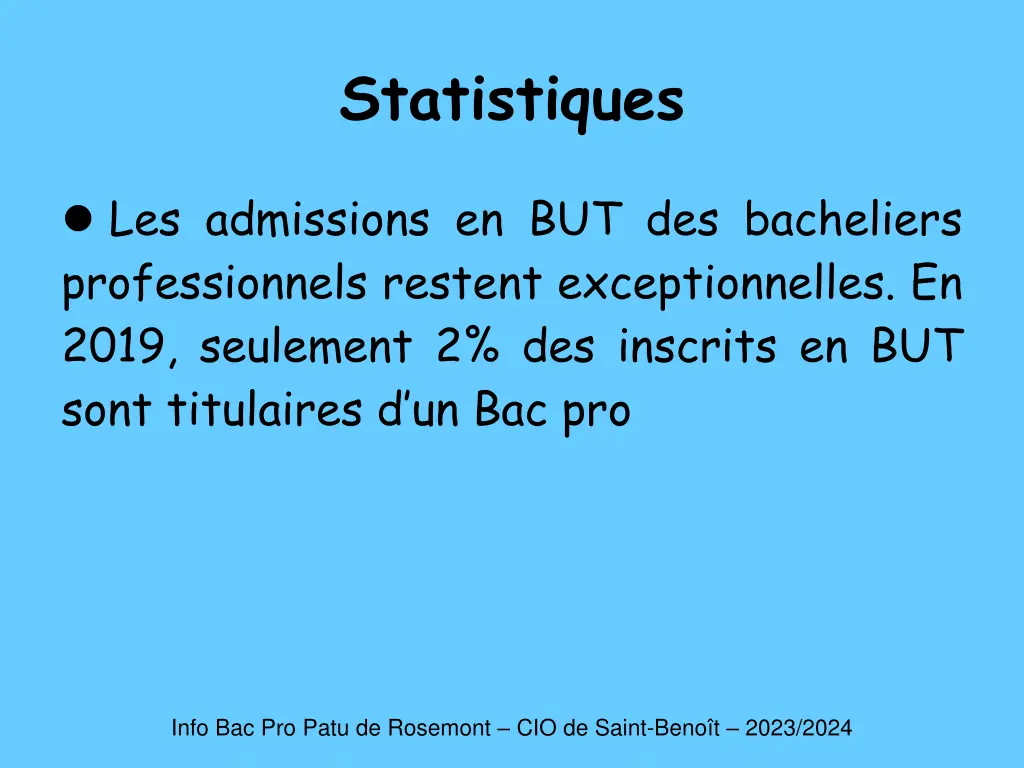 statistiques