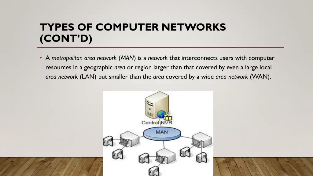 types of computer networks cont d 4