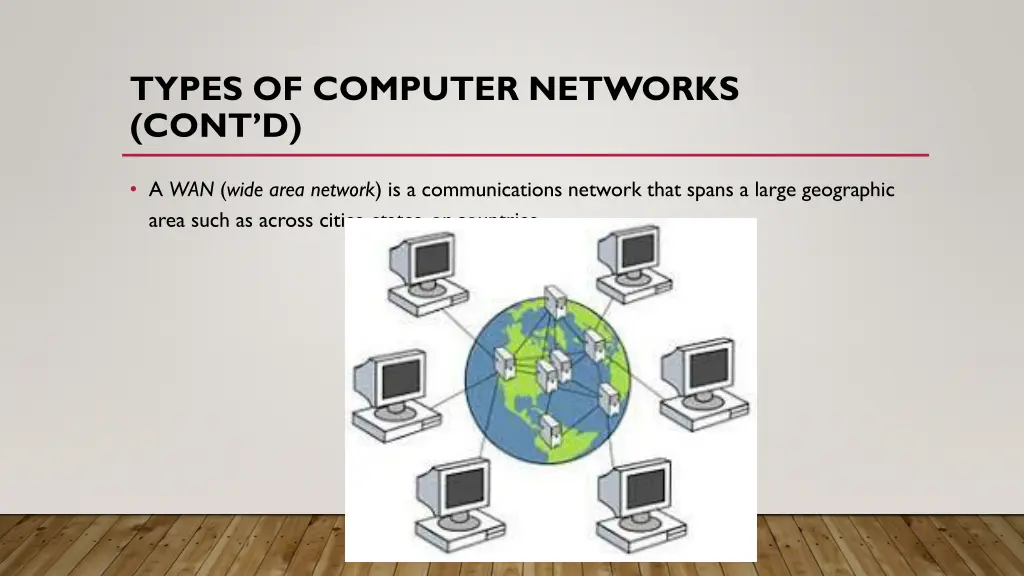 types of computer networks cont d 5