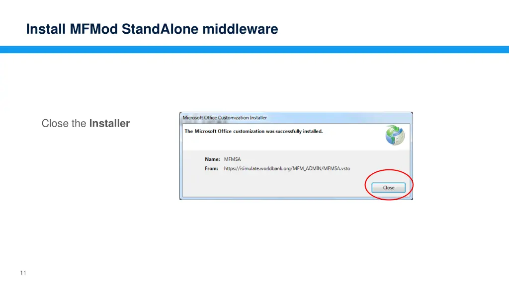 install mfmod standalone middleware 2