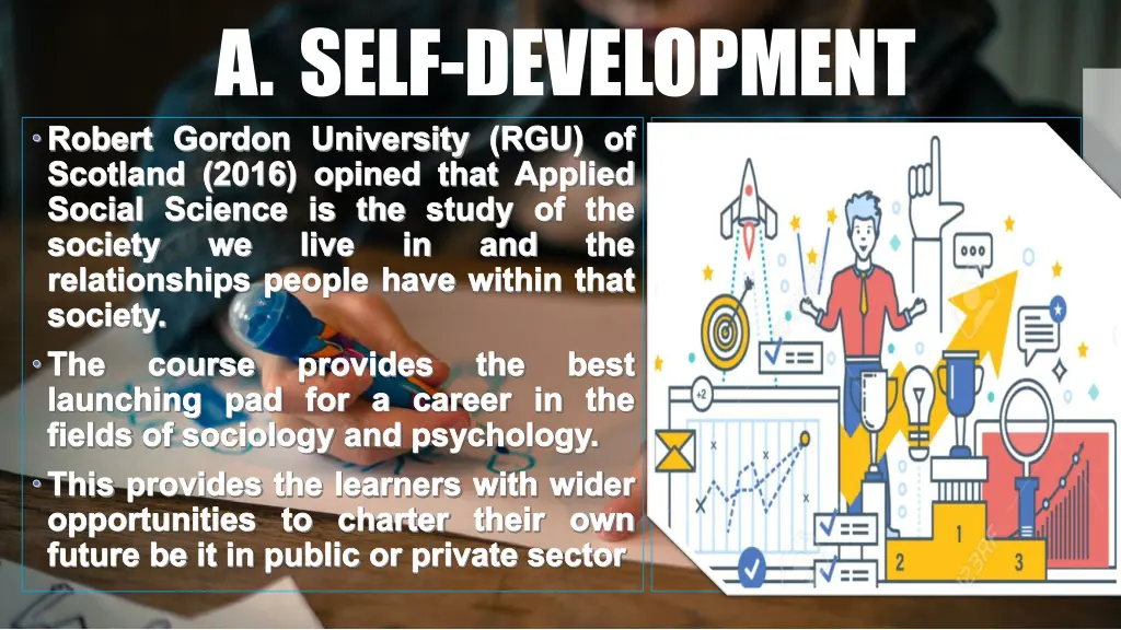 a self development robert gordon university