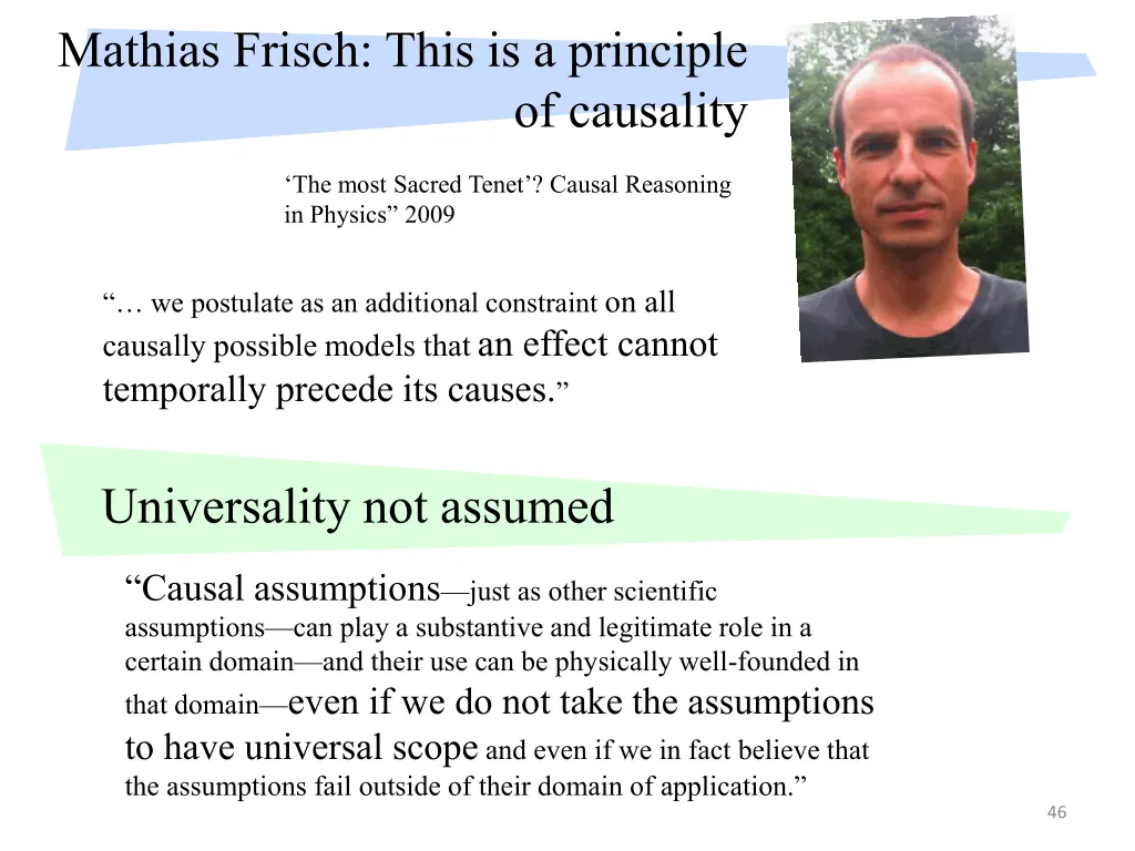 mathias frisch this is a principle