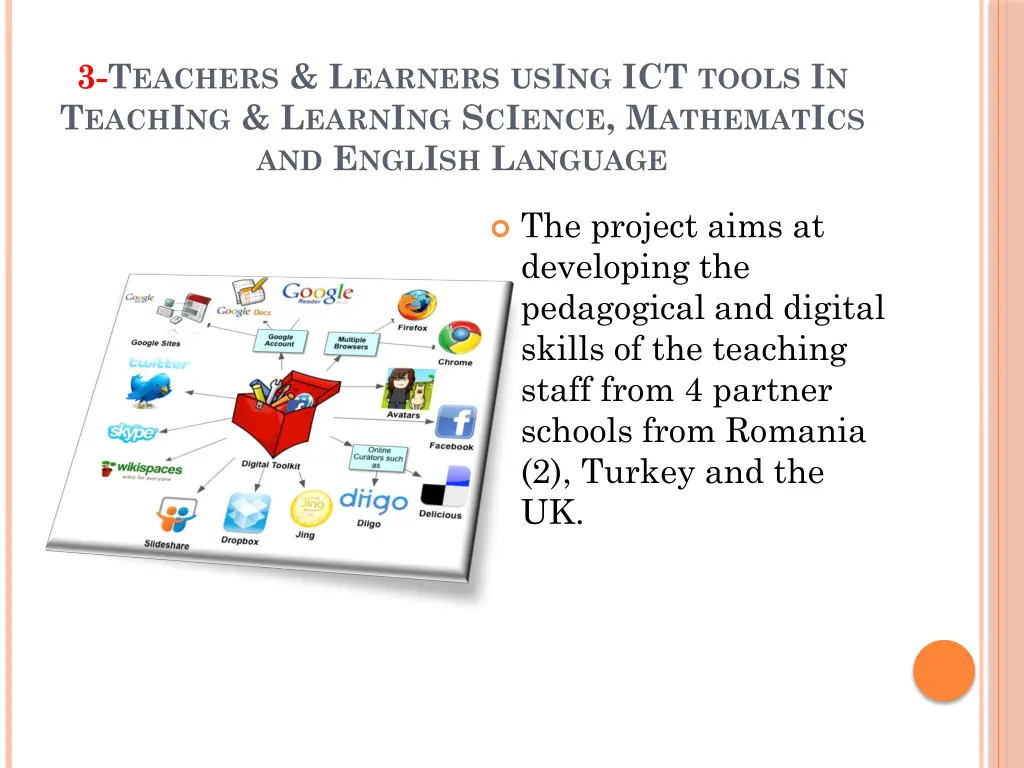 3 t eachers l earners us i ng ict tools