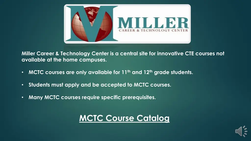 miller career technology center is a central site