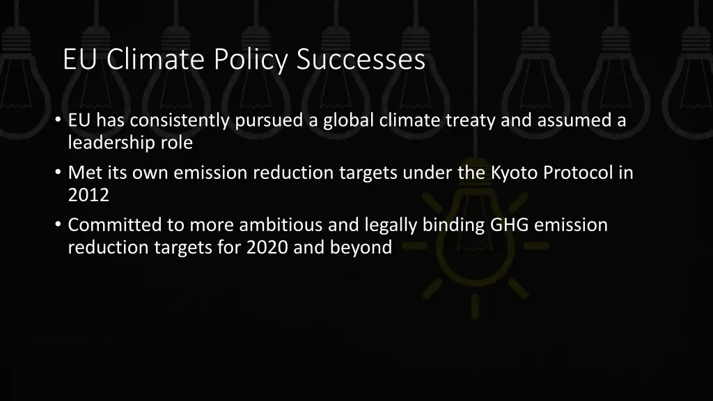 eu climate policy successes