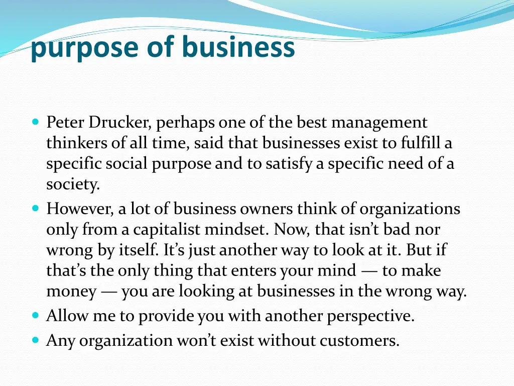 purpose of business 2