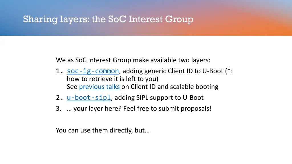 sharing layers the soc interest group