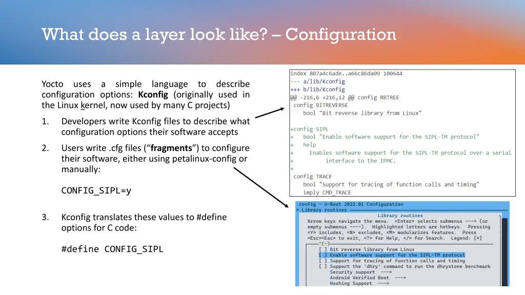 what does a layer look like configuration