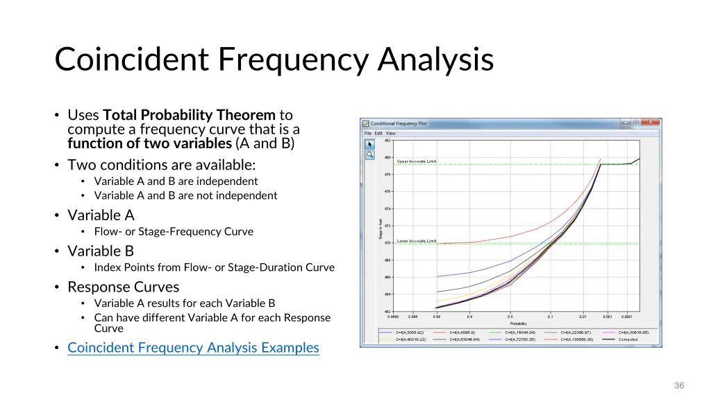 coincident frequency analysis
