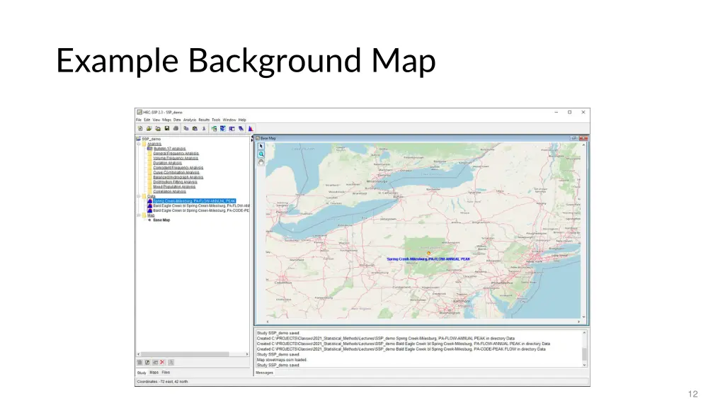 example background map