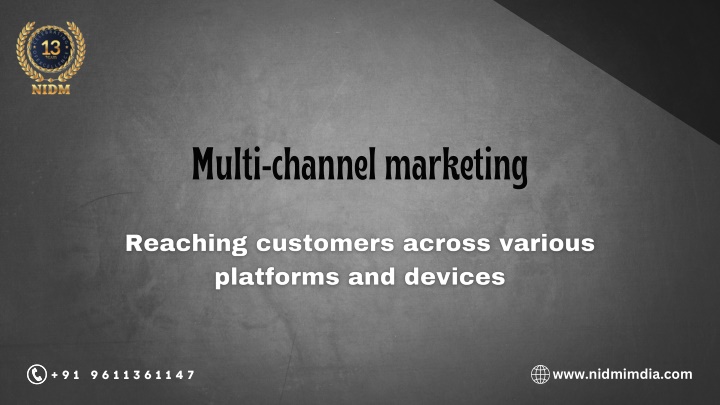 multi channel marketing