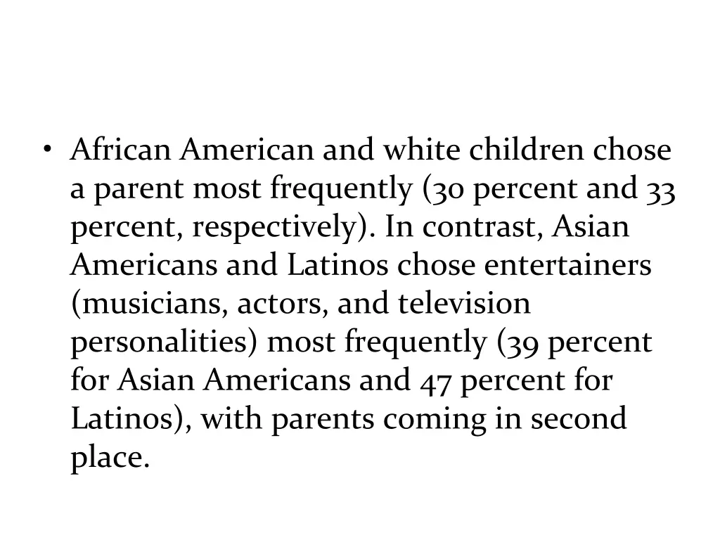 african american and white children chose