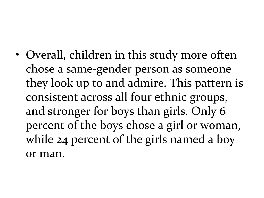 overall children in this study more often chose