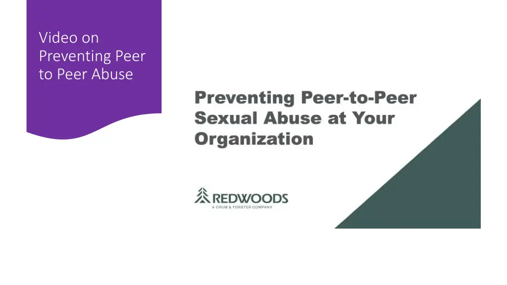 video on preventing peer to peer abuse