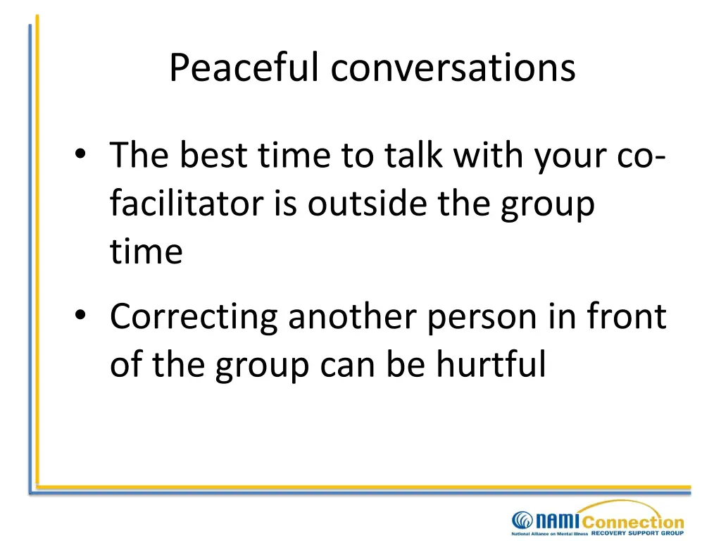 peaceful conversations 2