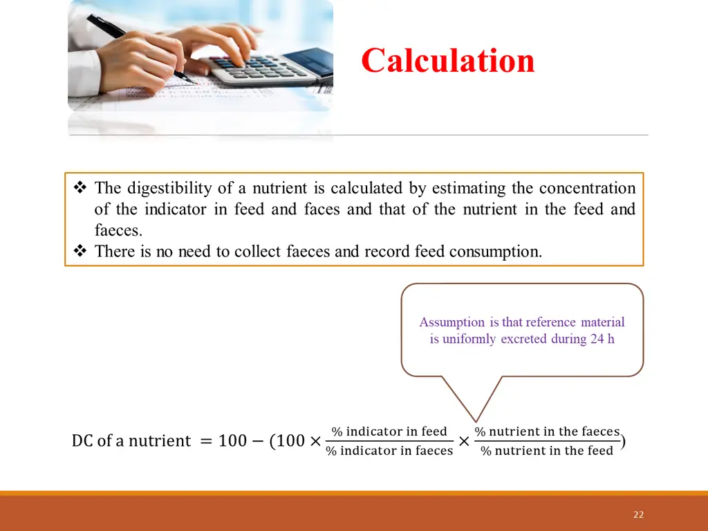 calculation