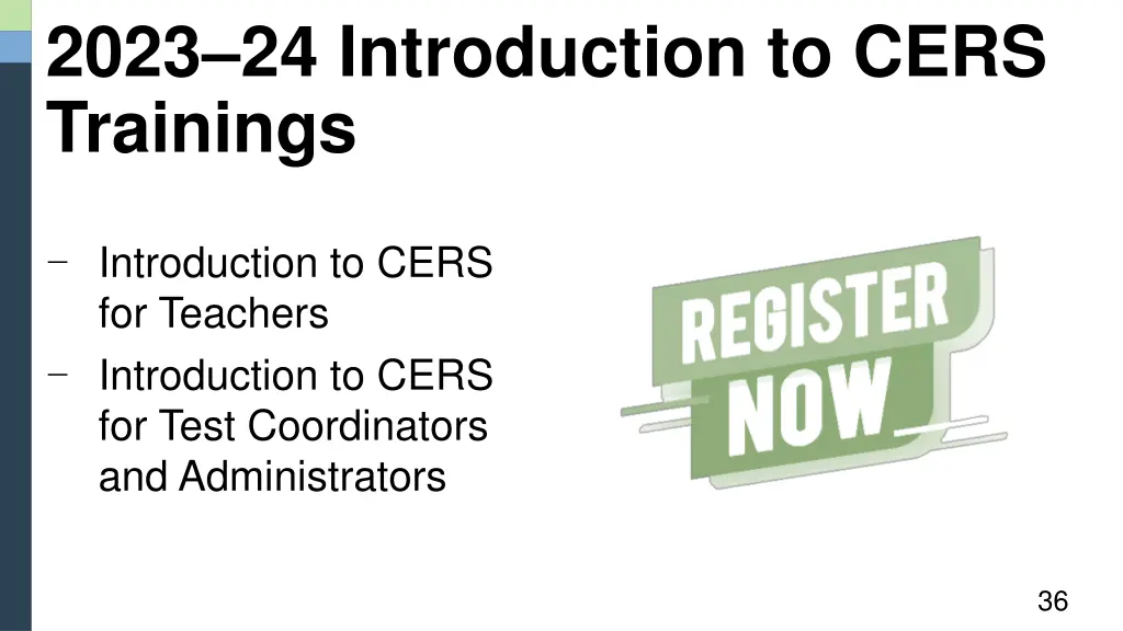 2023 24 introduction to cers trainings