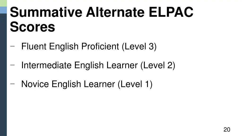 summative alternate elpac scores