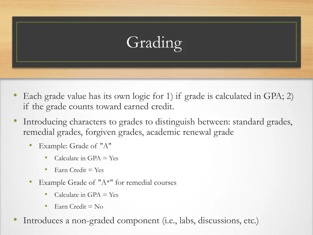 grading