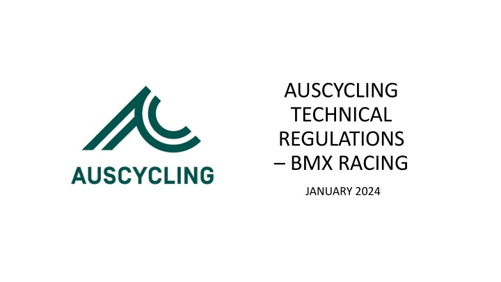 auscycling technical regulations bmx racing